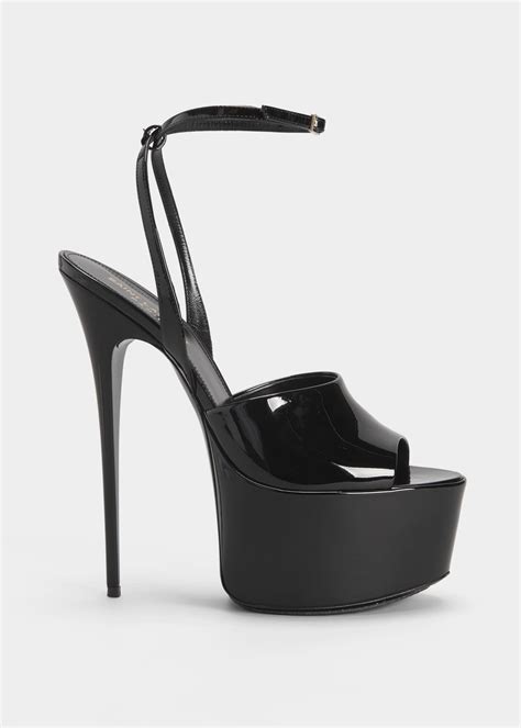 ysl kika heels|Saint Laurent Kika Platform Sandals In Black .